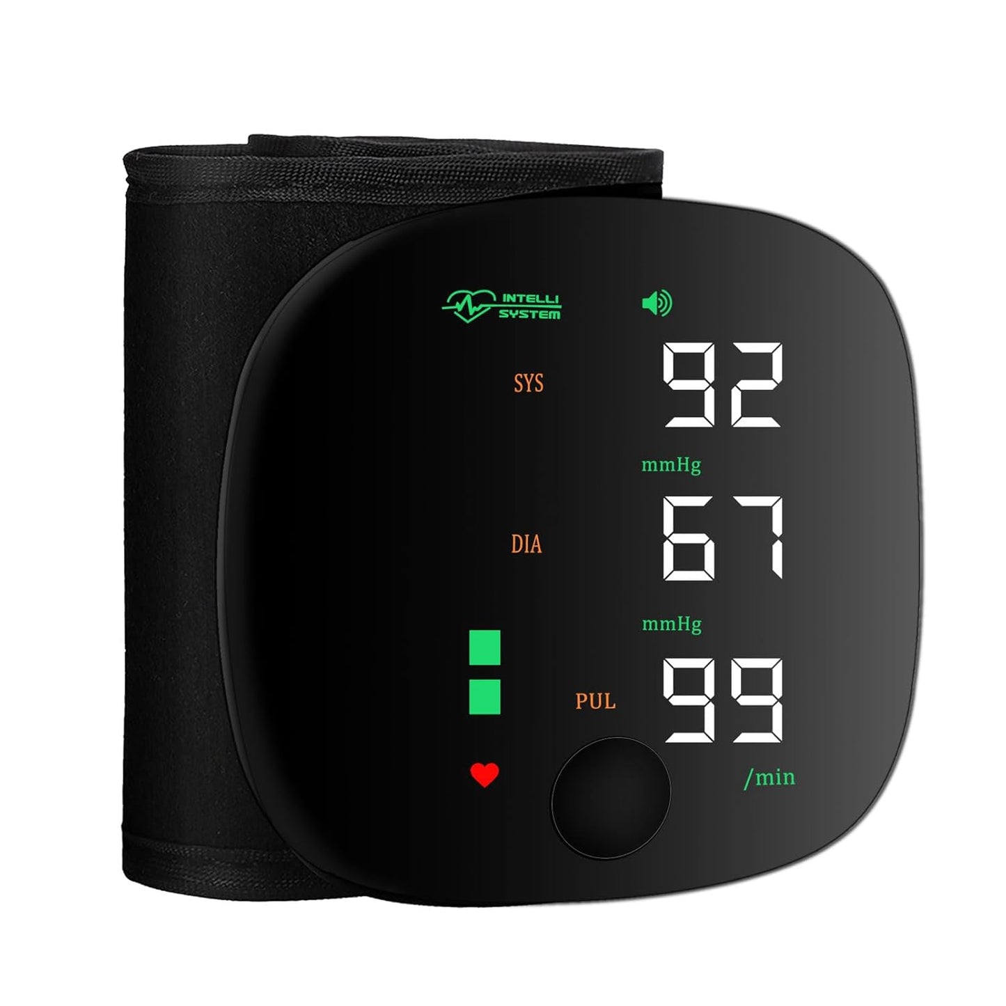 Digital Wrist Blood Pressure Monitor (Automatic BP Machine with LCD Display)